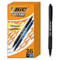 BIC® SoftFeel Retractable Ballpoint Pens, Medium Point, 1.0 mm, Assorted Barrels, Assorted Ink Colors, Box Of 36 1 thumbnail image