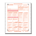 ComplyRight W-2C Continuous Tax Forms For 2016, 2-Part, 9 1/2" x 11", White, Pack Of 100 Forms