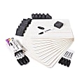 Charles Leonard Dry Erase Classpack, Plain/Primary Lined 2-Sided Boards, Markers & Erasers, Pack Of 12 1 thumbnail image