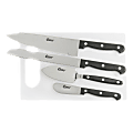 Acme United 5-Piece Breakroom Knife Set With Cutting Board, Black 1 thumbnail image