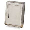 Genuine Joe C-Fold/Multi Towel Cabinet, Stainless Steel