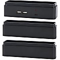 Data Accessories Company DAC Stax Monitor Desk Riser Block Kit With 2 USB Charging Ports, 1.5"H x 1.5"W x 6"L, Black 1 thumbnail image