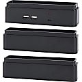 Data Accessories Company DAC Stax Monitor Desk Riser Block Kit With 2 USB Charging Ports, 1.5"H x 1.5"W x 6"L, Black 1 thumbnail image