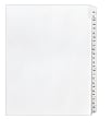 Avery® Allstate® Style Collated Legal Exhibit Dividers, 8 1/2" x 11", Numbered 26–50, White