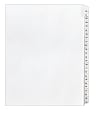 Avery® Allstate® Style Collated Legal Exhibit Dividers, 8 1/2" x 11", Numbered 26–50, White 1 thumbnail image