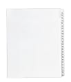Avery® Allstate®-Style Collated Legal Exhibit Dividers, 8 1/2" x 11", White Dividers/White Tabs, 51–75, Pack Of 25 Tabs 1 thumbnail image