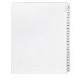 Avery® Allstate®-Style Collated Legal Exhibit Dividers, 8 1/2" x 11", White Dividers/White Tabs, 76–100, Pack Of 25 Tabs 1 thumbnail image