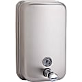 Genuine Joe Stainless Steel Hand Soap Dispenser, Silver 1 thumbnail image