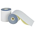 Office Depot® Brand 2-Ply Paper Rolls, 3-1/4" x 96', Canary/White, Carton Of 60