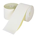 Office Depot® Brand 2-Ply Paper Rolls, 2 1/4" x 100', Canary/White, Carton Of 50