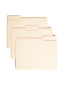 Smead® Manila Folders With Antimicrobial Protection, Letter Size, 1/3 Cut, Box Of 100