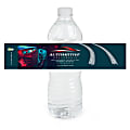 Custom Printed Full-Color Water Bottle Labels, 1-3/4" x 8-1/4" Rectangle, Box Of 125 Labels
