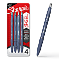 Sharpie S-Gel, Gel Pens, Medium Point (0.7mm), Moonlit Midnight Barrel, Black Ink, 4 Count 1 thumbnail image