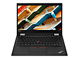 Lenovo ThinkPad X13 Yoga Gen 1 20SX - Flip design - Intel Core i7 10510U / 1.8 GHz - Win 10 Pro 64-bit - UHD Graphics - 16 GB RAM - 512 GB SSD TCG Opal Encryption 2 - 13.3" OLED touchscreen 3840 x 2160 (Ultra HD 4K) - Wi-Fi 6 - black - kbd: US 1 thumbnail image