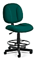 OFM Comfort Series Superchair Task Chair With Drafting Kit, Teal/Black