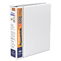 Stride® QuickFit® Space-Saving D-Ring Deluxe View Binder, 2" Rings, 42% Recycled, White