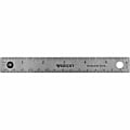 Westcott® Stainless Steel Rulers, 6" L x 0.8" W, Stainless Steel, Pack Of 12 1 thumbnail image