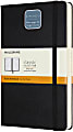 Moleskine Classic Expanded Hard Cover Notebook, 5" x 8-1/4", Ruled, 400 Pages, Black 1 thumbnail image