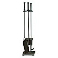 UniFlame Specialty Line Fireset - 25" Height - 4 - Black 1 thumbnail image