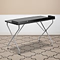 Flash Furniture 48"W Computer Desk With Raised Border, Black 1 thumbnail image