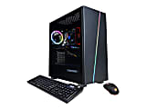 CyberPowerPC Gamer Xtreme GXI1270V2 - Mid tower - Core i5 10400F / 2.9 GHz - RAM 8 GB - SSD 500 GB - NVMe - GF GTX 1650 SUPER - GigE - WLAN: 802.11a/b/g/n/ac - Win 10 Home 64-bit - monitor: none - black