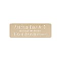 Custom Engraved Brass Trophy And Award ID Plates, Round Corners, 1" x 3" 1 thumbnail image