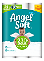 Angel Soft® Double 2-Ply Toilet Paper, 230 Sheets Per Roll, Pack Of 24 Rolls
