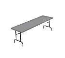 Iceberg IndestrucTable TOO 1200 Series Folding Table, Charcoal 1 thumbnail image