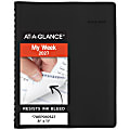 AT-A-GLANCE® The Action Planner 2027 Weekly Appointment Book Planner, Black, Large, 8" x 11" 1 thumbnail image