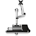 StarTech.com Wall Mounted Computer Workstation - Premium - Articulating Arm - Keyboard Arm - Adjustable Wall Mounted Sit Stand Desk - WALLSTSI1 1 thumbnail image
