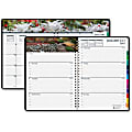House of Doolittle Earthscapes Gardens of the World Planner - Julian - Weekly, Monthly - 1 Year - 20162016 - 8:00 AM to 5:00 PM Double Page Layout7" x 10" - Wire Bound - Black - Paper