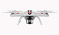 AEE AP9 Quadcopter Drone, 14 1/2"H x 14 1/2"W x 5 3/4"D, White