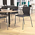 Flash Furniture HERCULES Series Commercial Grade 770-lb Capacity Ergonomic Stack Chairs With Lumbar Support, Gray/Silver, Set Of 5 Chairs 1 thumbnail image