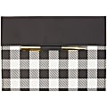 Markings by C.R. Gibson® Leatherette Journal With Pen, 5-1/2" x 8-1/2", College Ruled, 256 Pages (128 Sheets), Plaid 1 thumbnail image