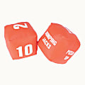 American Educational Products Fitness Dice, Red/White, 5"H x 5"W x 9 1/2"D, Pack Of 2