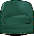 Lifestyle Solutions Hanah Swivel Club Chair, Green