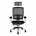 Thermaltake CyberChair E500 Mesh Cushion Adjustable Ergonomic Gaming Chair, White 1 thumbnail image