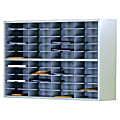 Mayline® Kwik-File Mailflow-To-Go™ 2-Tier Sorter Without Riser, 48"W, 40 Pockets (Not Wall-Mountable) 1 thumbnail image