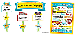 Carson-Dellosa Hipster Classroom Management Bulletin Board Set, Multicolor, Grades K-5
