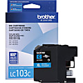 Brother® LC103 Cyan High-Yield Ink Cartridge, LC103C 1 thumbnail image