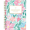 2024-2025 AT-A-GLANCE® Simplified By Emily Ley Weekly/Monthly Academic Planner, 5-1/2" x 8-1/2", Floral, July 2024 To June 2025, EL25-200A