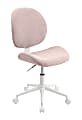Realspace® Brigsley Fabric Low-Back Task Office Chair, Pink/White 1 thumbnail image
