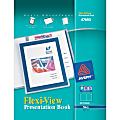 Avery® Flexi-View Presentation Book, 24 Pockets, Blue