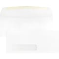 Business Source Economical No. 10 Window Envelope - Single Window - #10 - 9 1/2" Width x 4 1/8" Length - 24 lb - 500 / Box - White