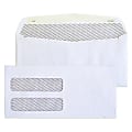 Healthcare 4-1/8" X 8-7/8" Medical Billing Statement Envelopes, Left Side Double-Window, Gum Seal, White, Pack of 1000 1 thumbnail image