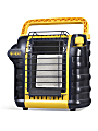 Commercial Heat Portable Outdoor Propane Heater, 9,000 BTUs, For Up To 300 Sq. Ft., 13”H x 8-1/2”W x 13”D, Yellow, Total Quantity 1 1 thumbnail image
