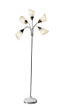Adesso® Simplee 5-Light Floor Lamp, 67”H, White