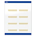 Avery® Printable Labels With Sure Feed® Technology, S00-EWV, Rectangle, 2" x 3", Glossy White With Preprinted Gold Lace Trim Pattern, Pack Of 80 1 thumbnail image