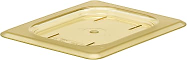 Cambro H-Pan High-Heat GN 1/8 Flat Covers, 3/8"H x 5-1/4"W x 6-3/8"D, Amber, Pack Of 6 Covers 1 thumbnail image