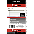 AT-A-GLANCE® 2026 Weekly Monthly Planner Refill, Loose-Leaf, Portable Size, 3 3/4" x 6 3/4" 1 thumbnail image